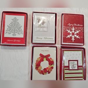 80 pk Merry Christmas cards